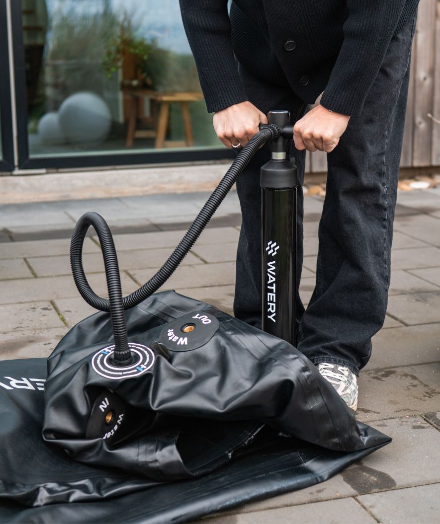 Watery inflatable cold plunge - Deluxe - Black