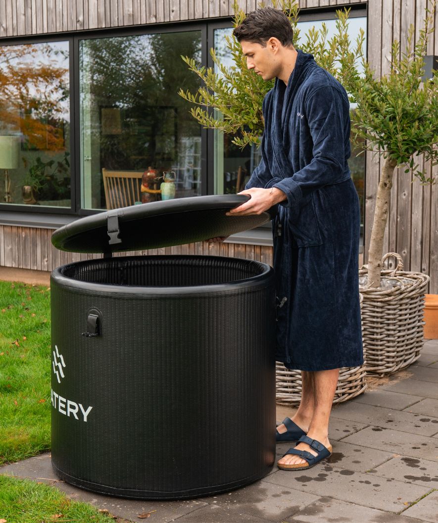 Watery inflatable cold plunge - Deluxe - Black