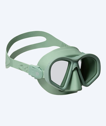 Watery diving mask for adults (from 15 years) - Douglas - Green