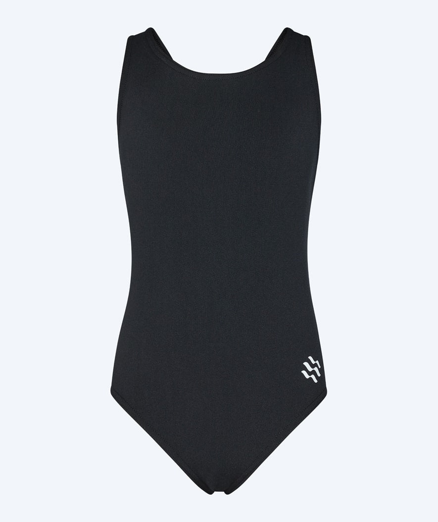 Watery swimsuit for girls - Eco Poolparty - Black