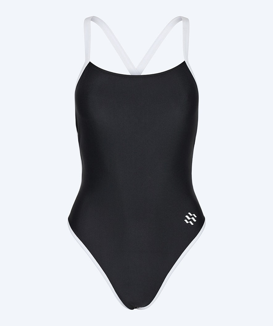 Watery swimsuit for women - Eco Sunkissed Solid - Black