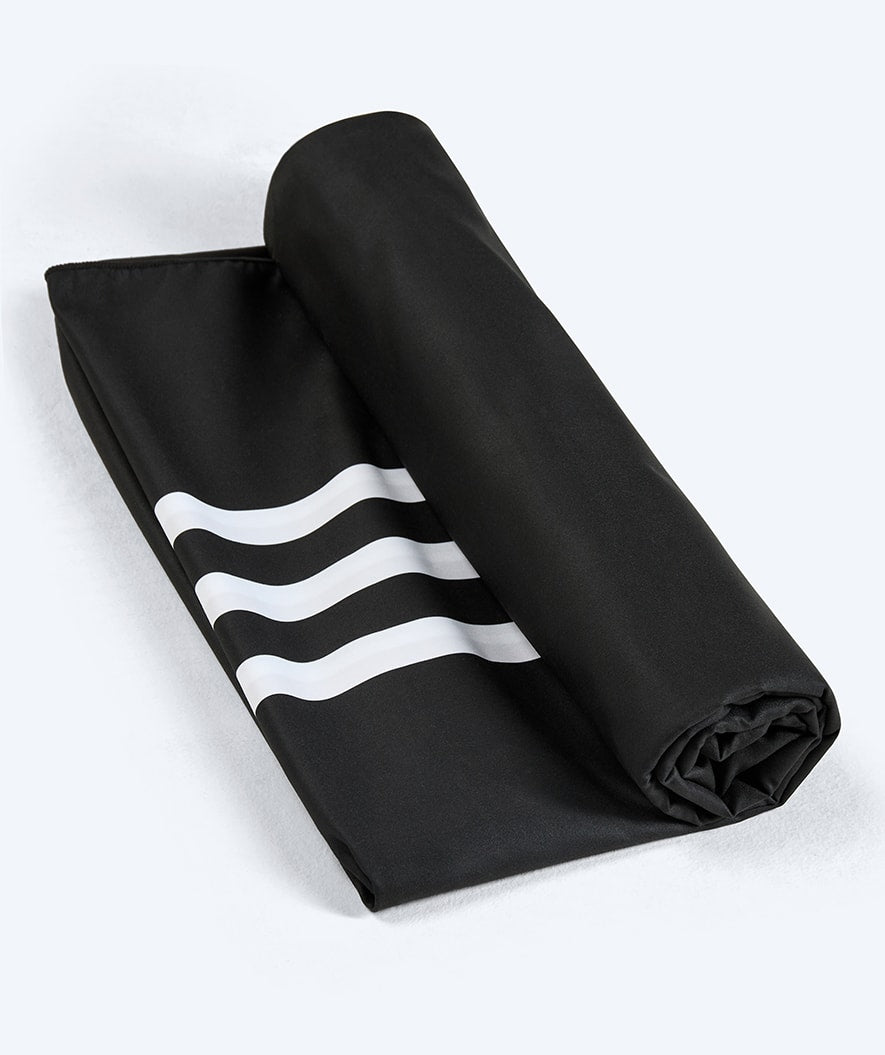 Watery microfiber towel - Eco Nebraska Family - Black