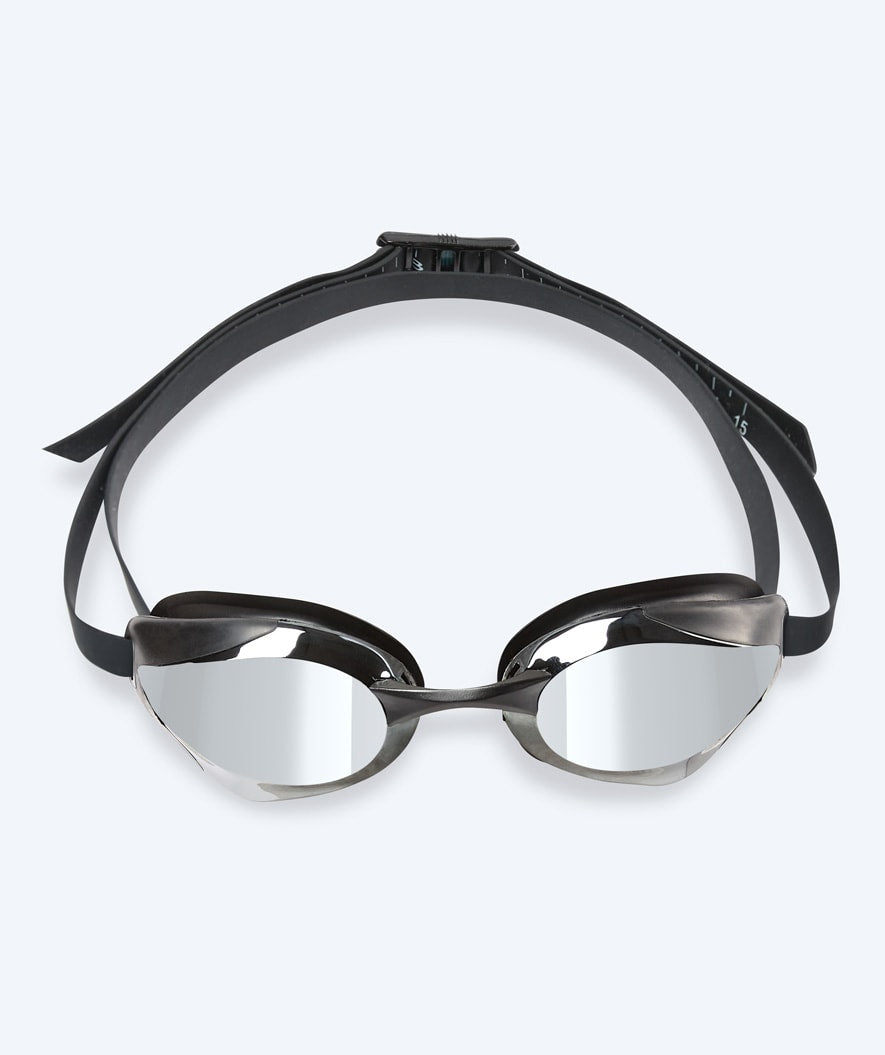 Watery Elite swim goggles - Poseidon Ultra Mirror - Black/silver