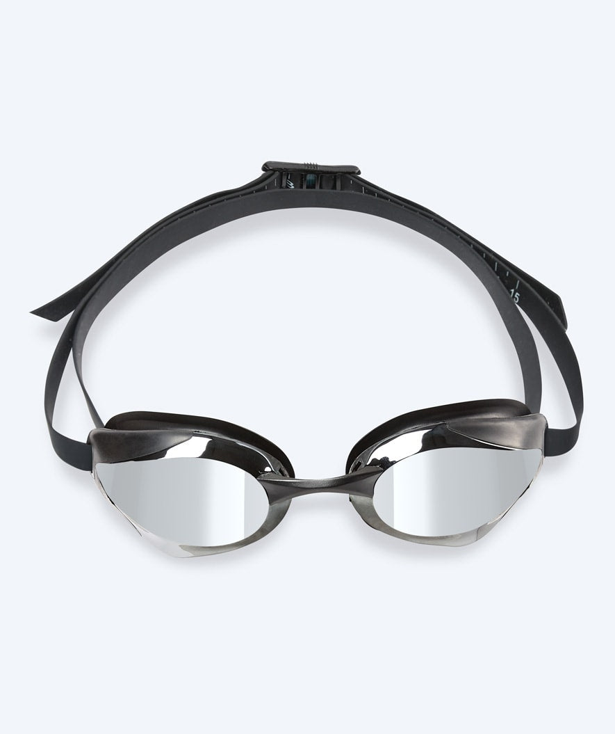 Watery Elite swimming goggles - Poseidon Ultra Mirror - Black/silver