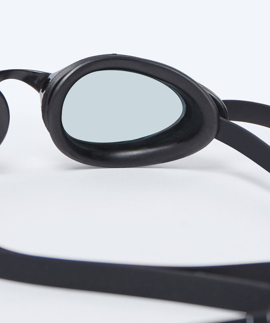 Watery Elite swim goggles - Poseidon Ultra Mirror - Black/silver