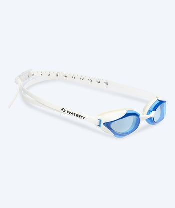 Watery Elite swim goggles - Poseidon Ultra - White/Blue