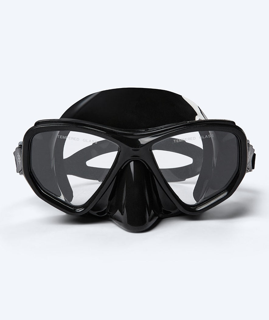 Watery diving mask for adults (from 15 years) - Fenton Pro - Black