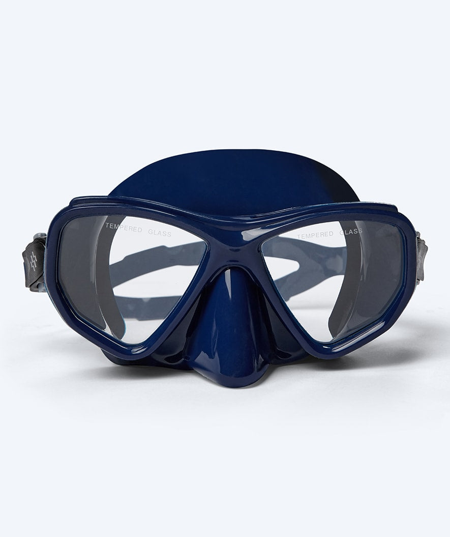 Watery diving mask for adults (+15) - Fenton Pro - Dark blue