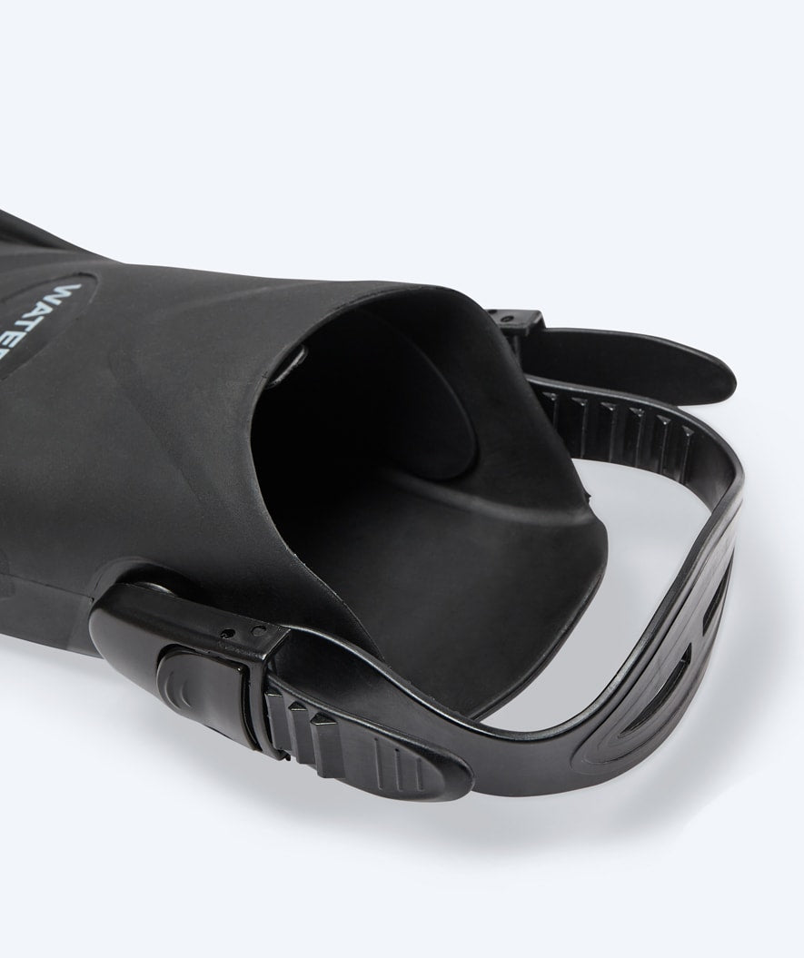 Watery short swim fins - Fisher - Black