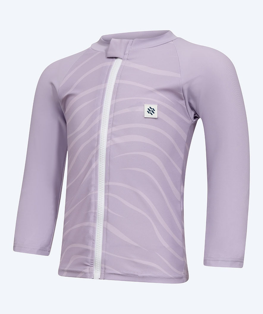 Watery UV-shirt for kids - Fjord Long Sleeve Rashguard - Purple