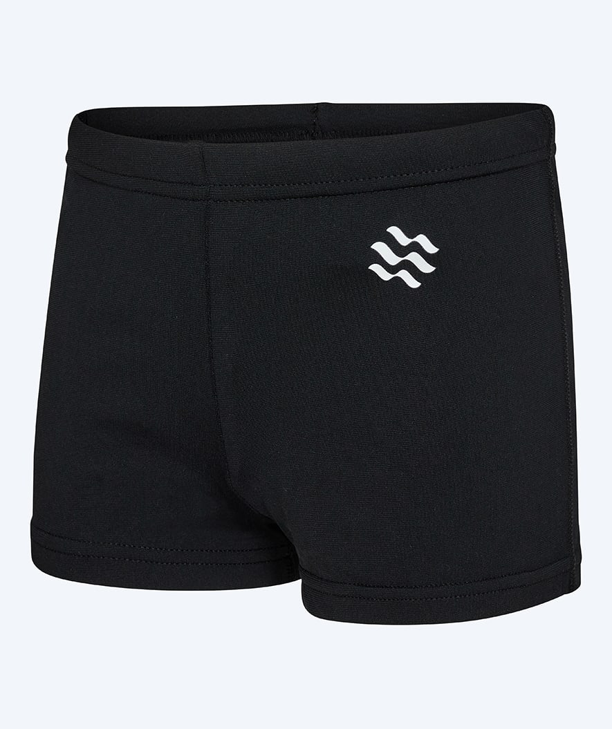 Watery swim trunks for boys - Flaming Vegas Eco - Black