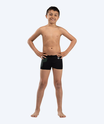 Watery swim trunks for boys - Flaming Vegas Eco - Green Corner