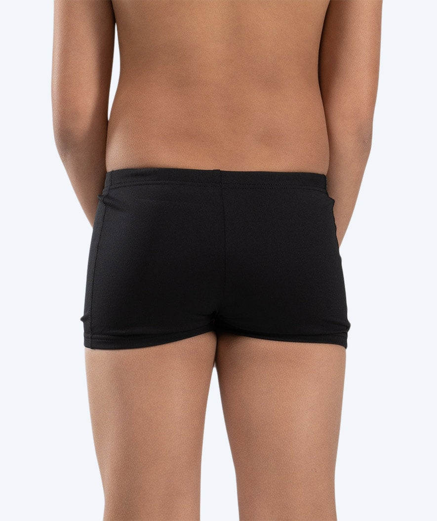 Watery swim trunks for boys - Flaming Vegas Eco - Black