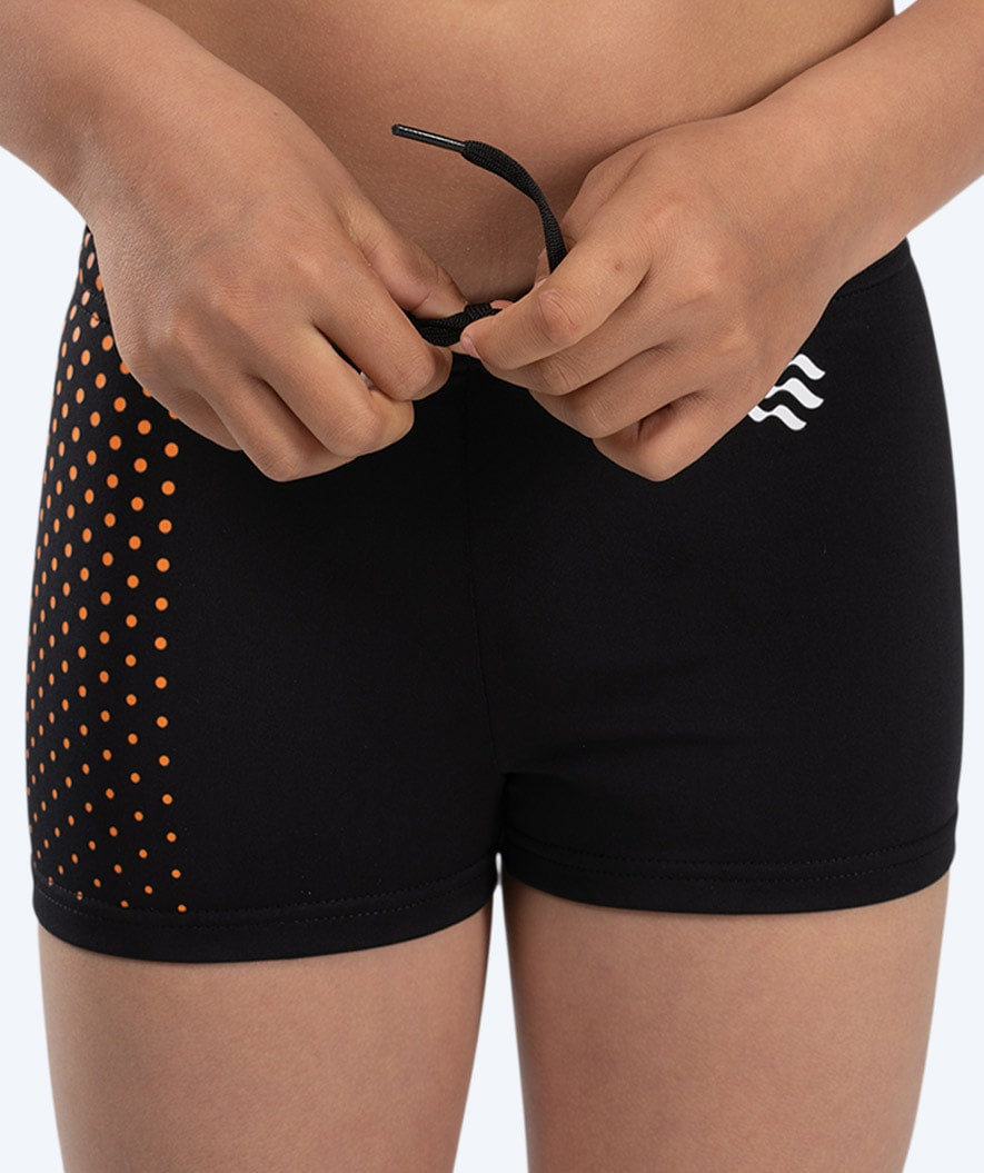 Watery swim trunks for boys - Flaming Vegas Eco - Orange Sporty