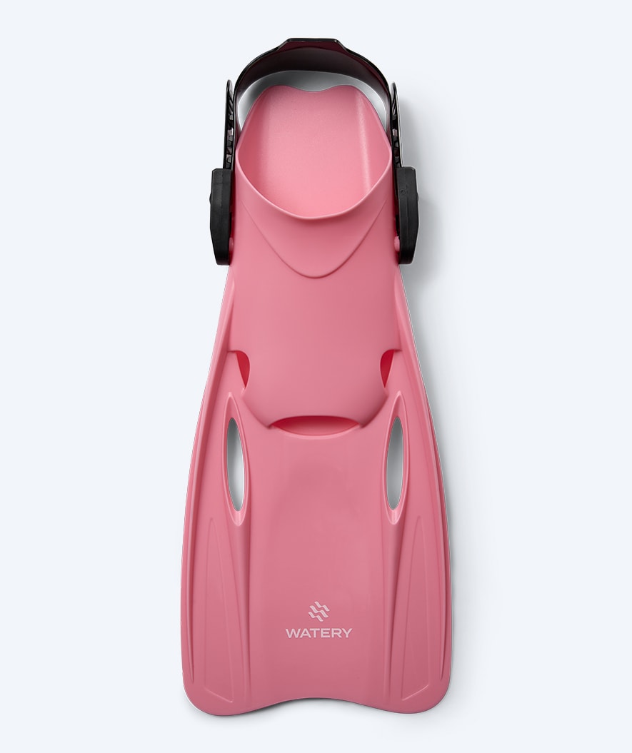 Watery diving fins for kids/junior (27-38) - Fleetwood - Light pink