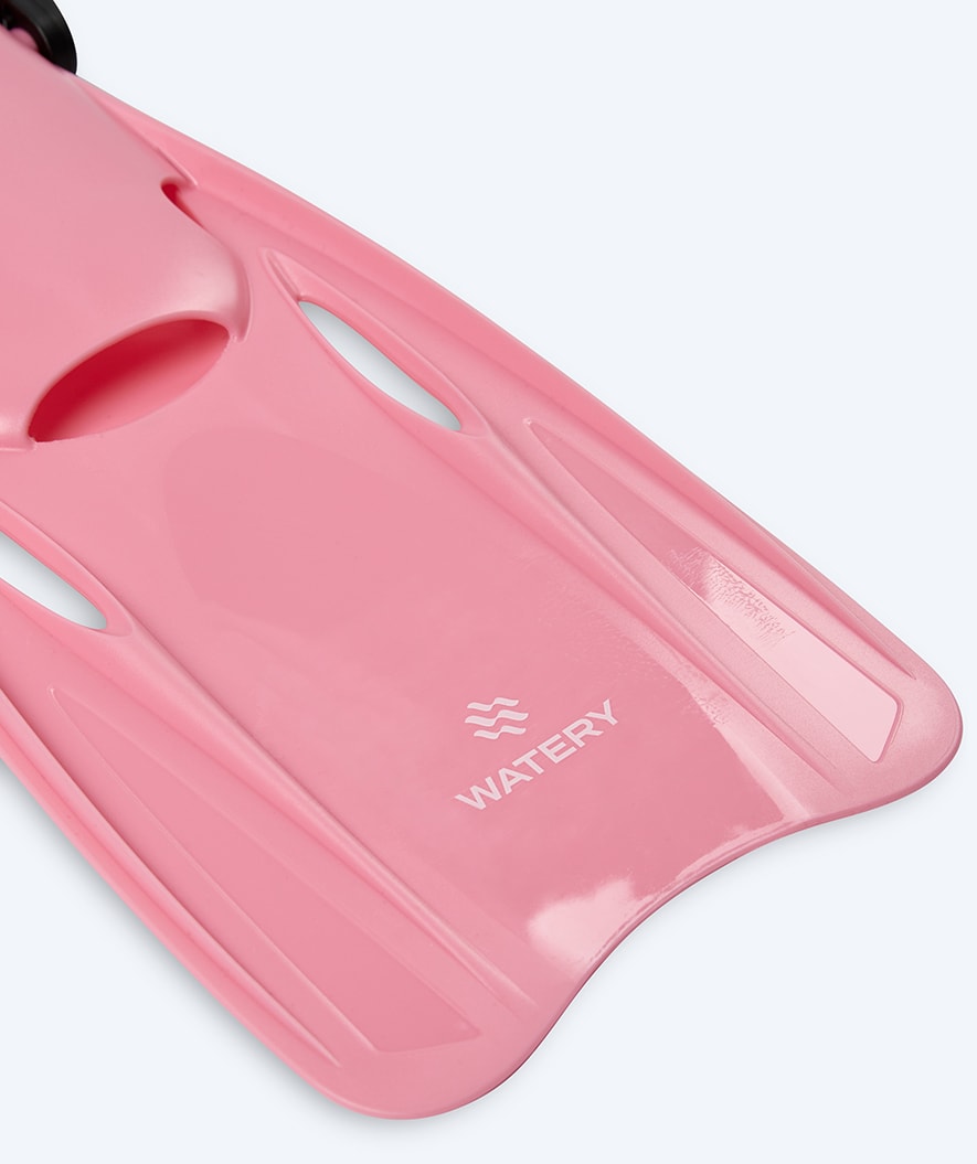 Watery diving fins for kids/junior (27-38) - Fleetwood - Light pink