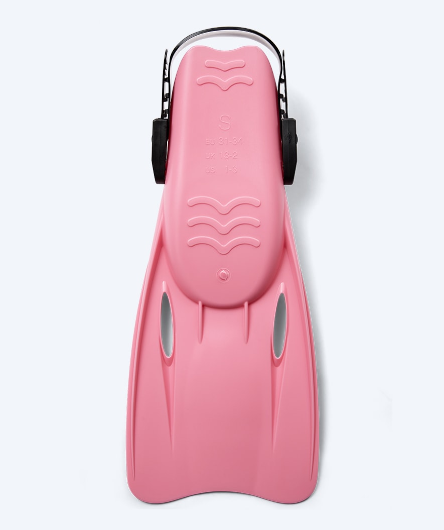 Watery diving fins for kids/junior (27-38) - Fleetwood - Light pink