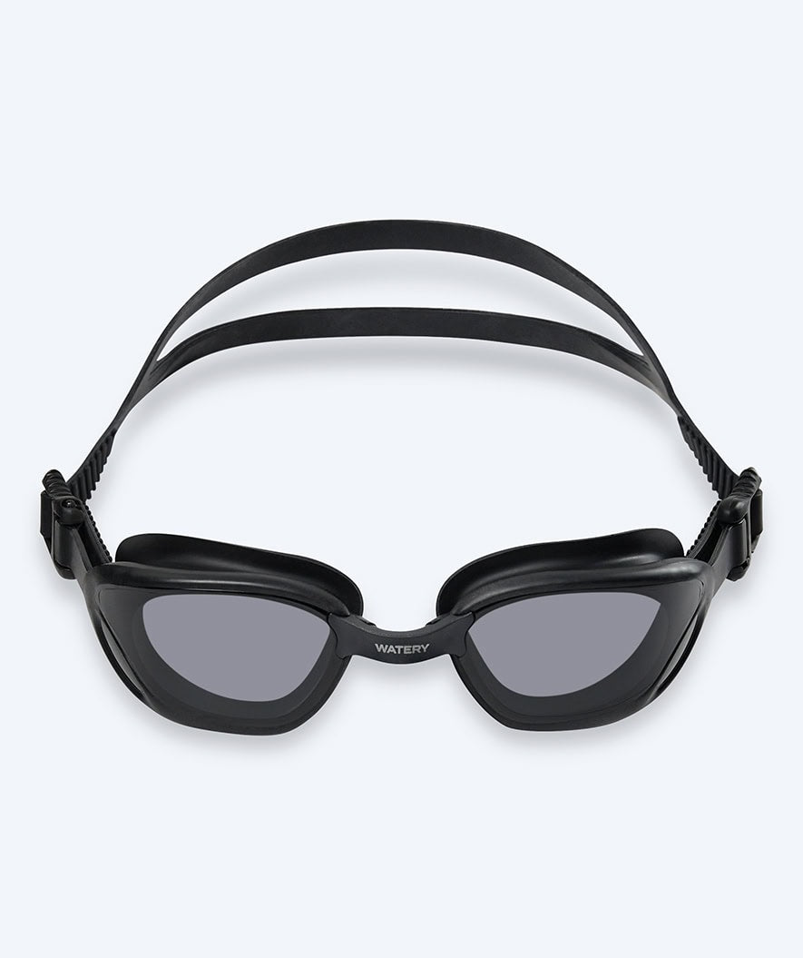 Watery exercise swim goggles Fraser Black smoke