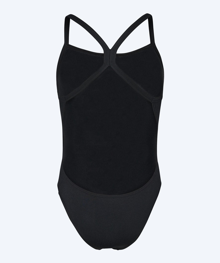Watery swimsuit for girls - Freestyler Solid - Black