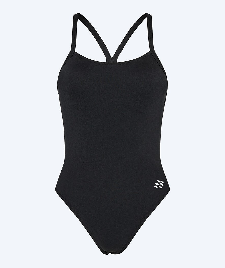 Watery swimsuit for women - Freestyler Solid - Black