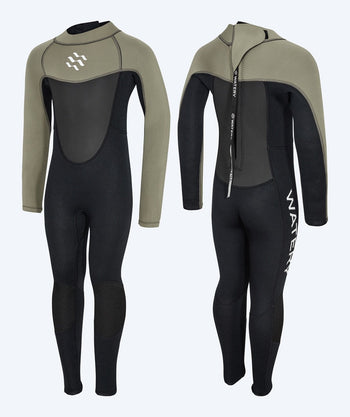 Watery wetsuit for children - Gecko (3mm) - Dust Green