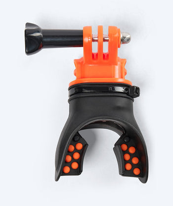 Watery mouthpiece for Go-Pro - Black/orange
