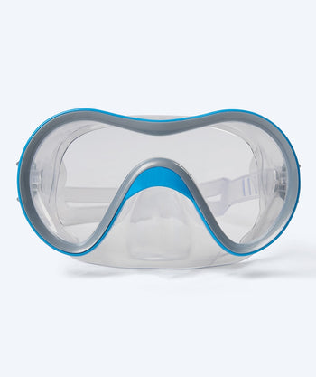 Watery diving mask for junior (8-15) - Gobie - Blue/clear