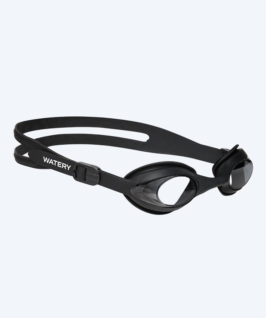 Watery swimming goggles for kids - Goose - Black