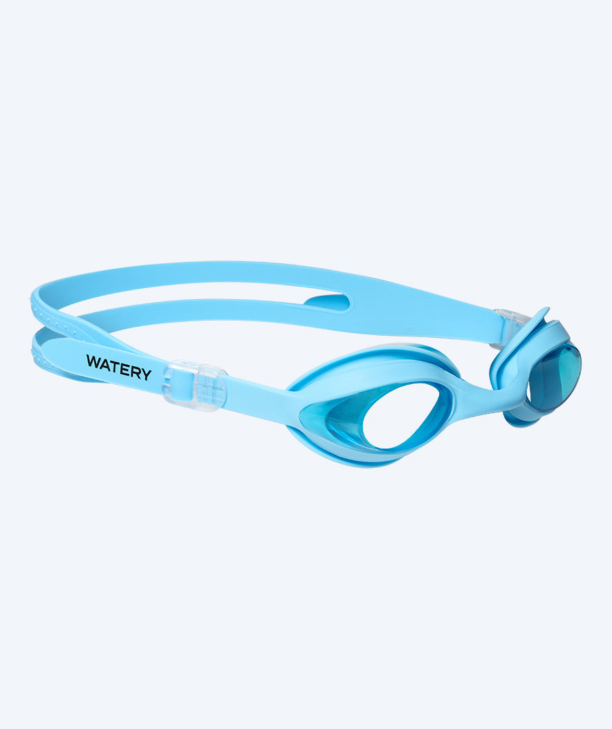 Watery swimming goggles for kids - Goose - Blue