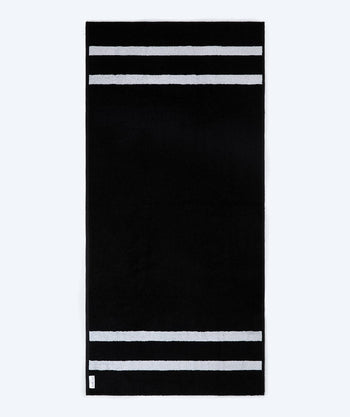 Watery beach towel - Heat Swim Cotton - Deep Black