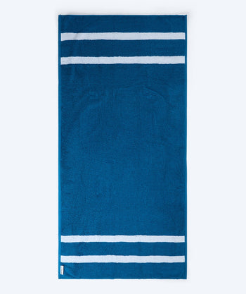 Watery beach towel - Heat Swim Cotton - Delta Blue