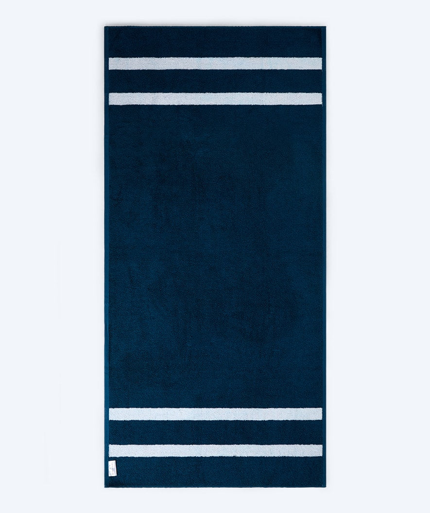 Watery beach towel - Heat Swim Cotton - Ocean Blue