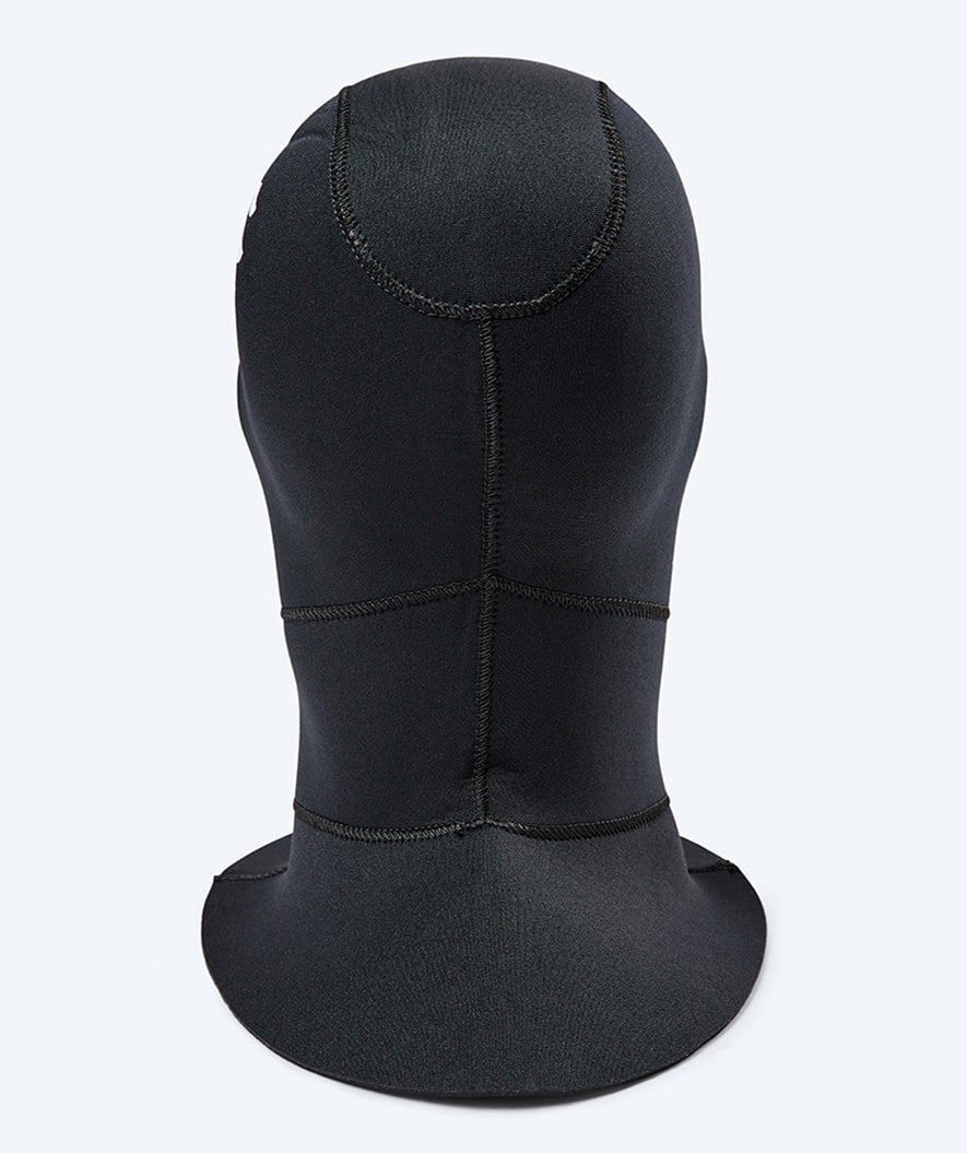Watery neopren hood with neck - Hedgehog (3mm) - Black