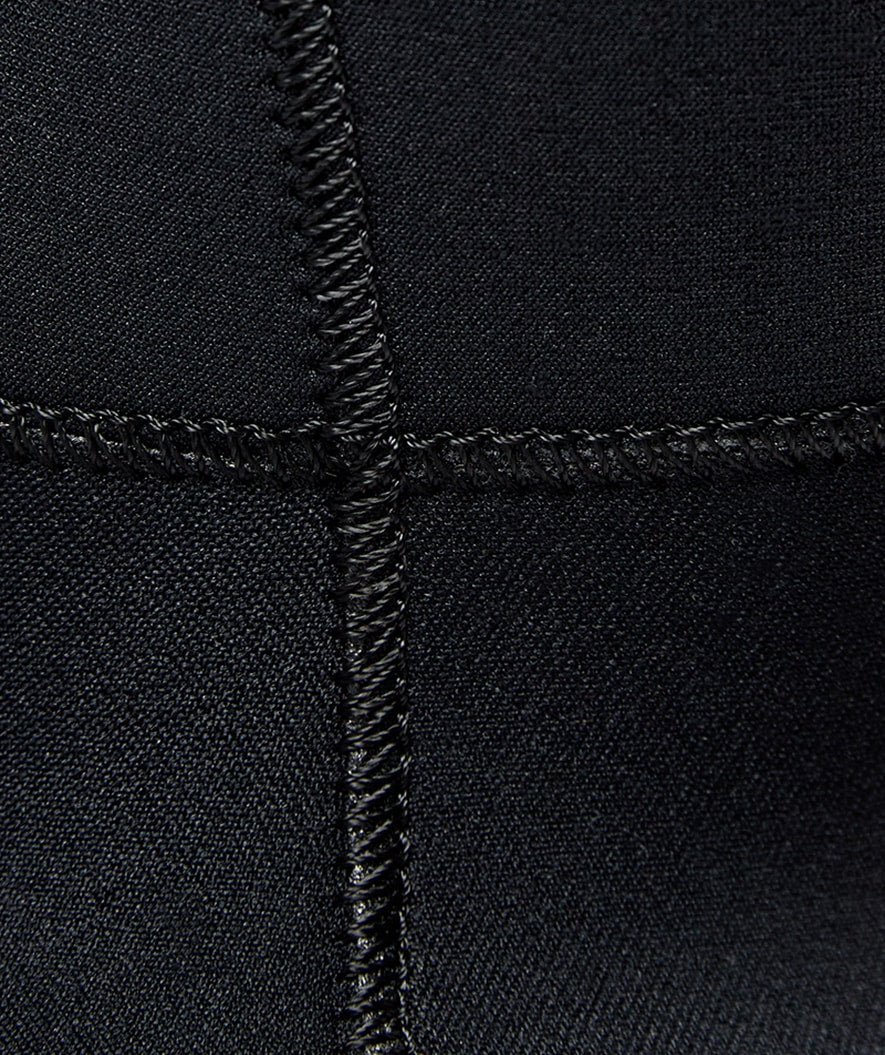 Watery neopren hood with neck - Hedgehog (3mm) - Black