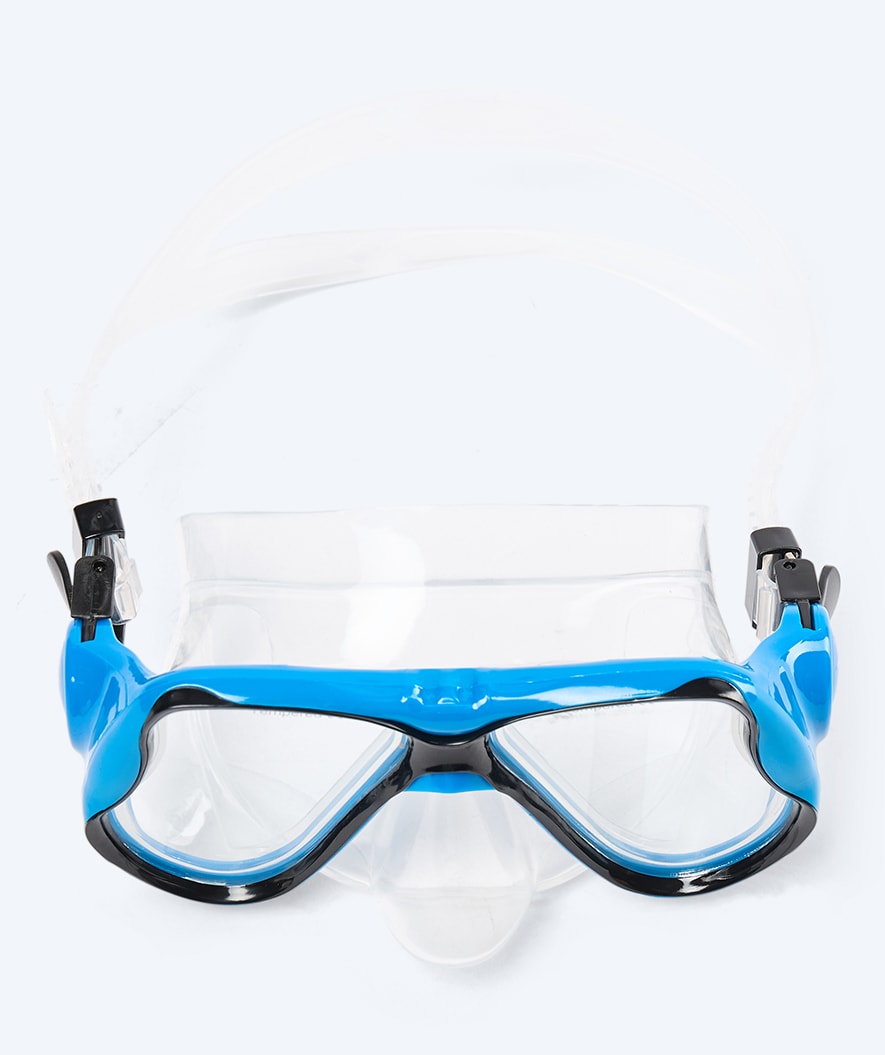 Watery diving mask for adults (+12) - Hudson - Black/blue