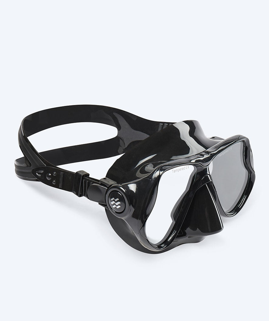 Watery diving mask for adults (+12) - Hudson - Black