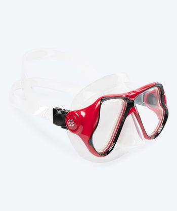 Watery diving mask for adults (+12) - Hudson - Red/black