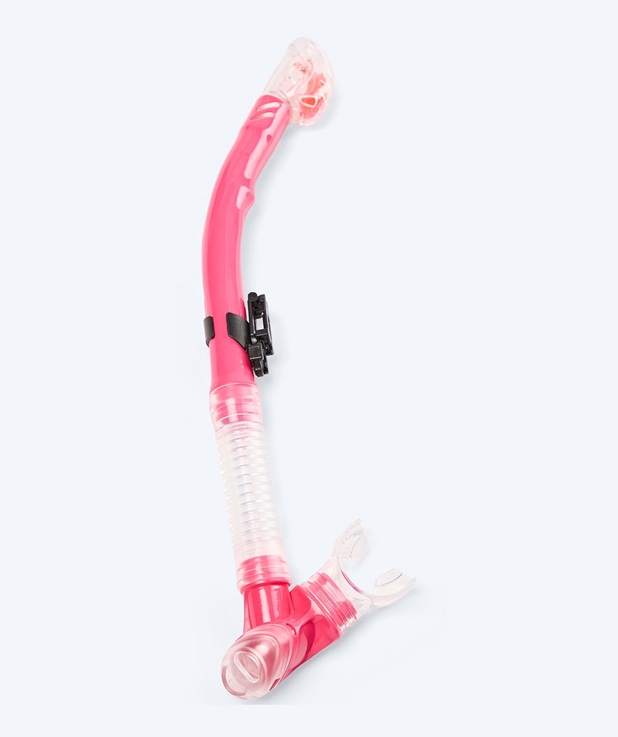 Watery full-dry snorkel for adults - Hudson - Red/pink