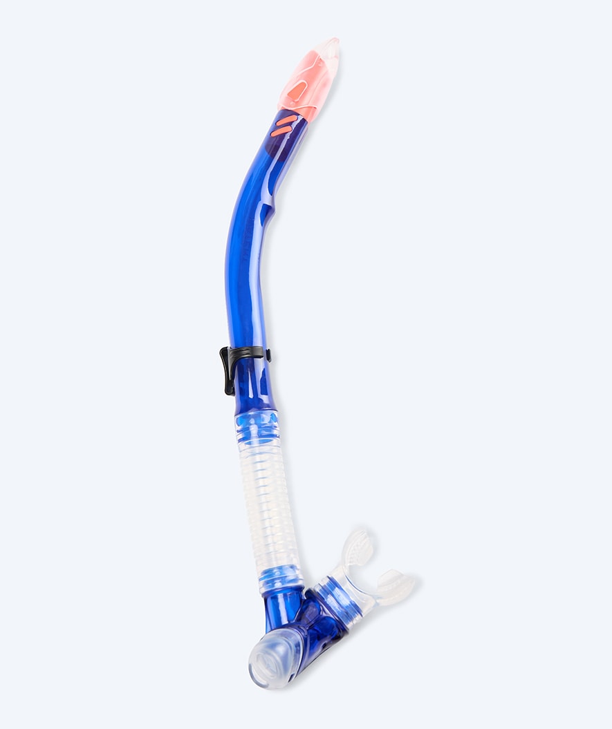 Watery semi-dry snorkel for adults - Hudson - Blue