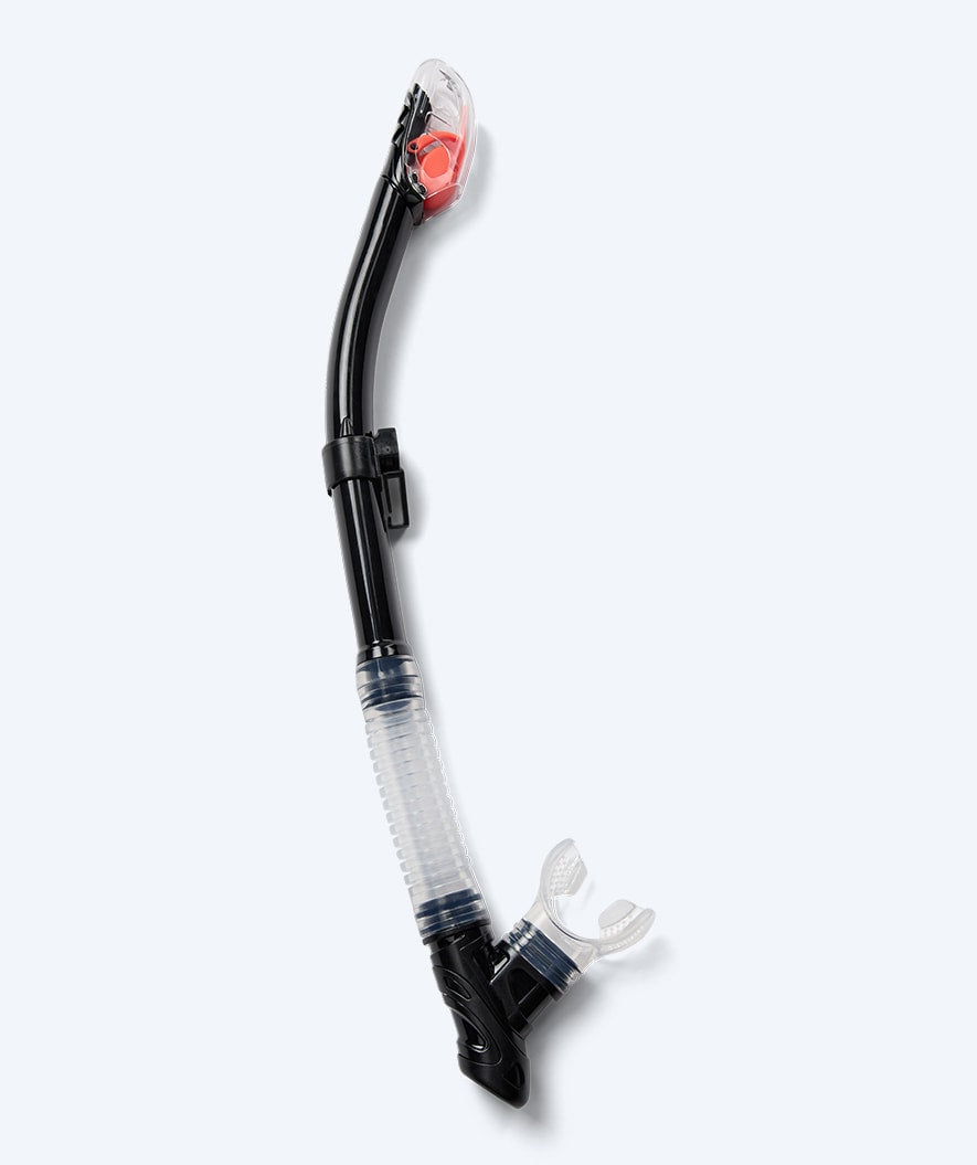 Watery full-dry snorkel for adults - Hudson - Black