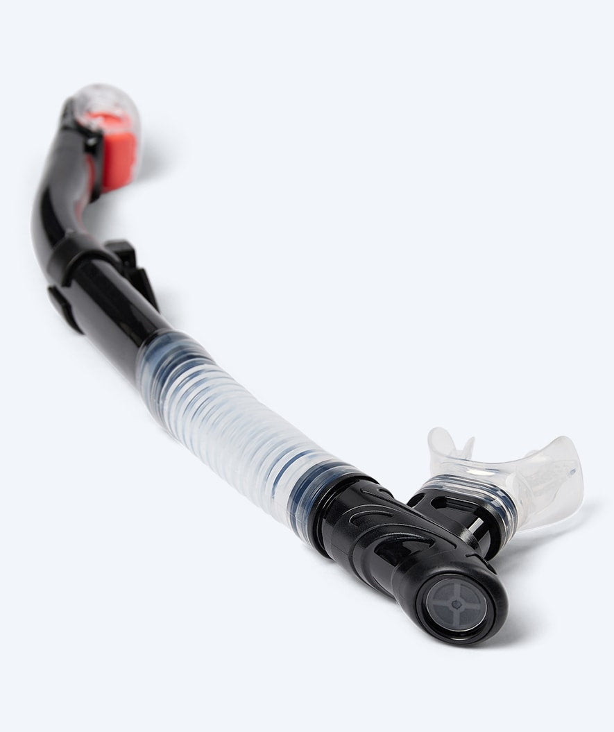 Watery full-dry snorkel for adults - Hudson - Black