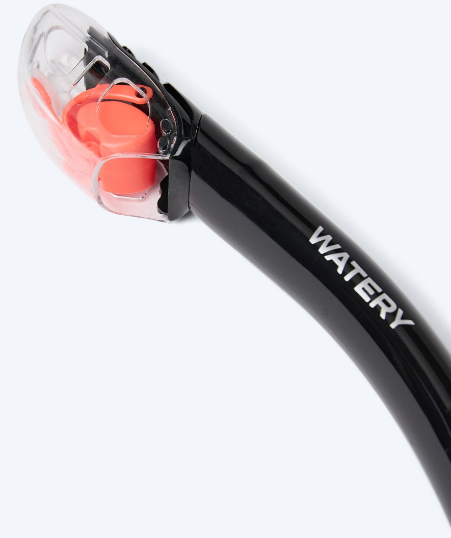 Watery full-dry snorkel for adults - Hudson - Black