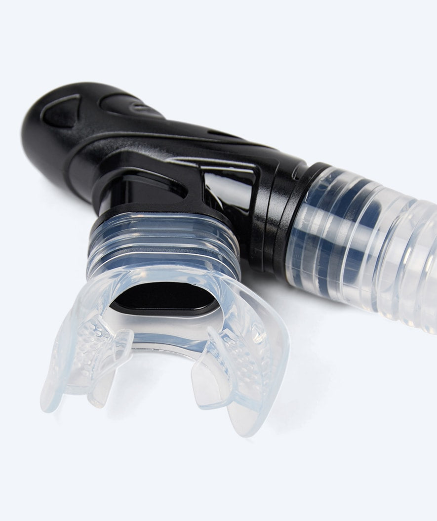 Watery full-dry snorkel for adults - Hudson - Black