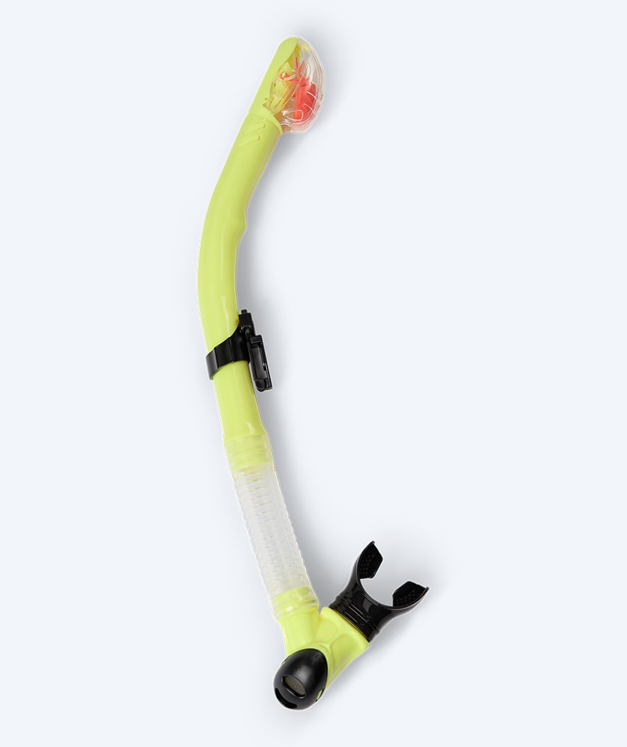 Watery full-dry snorkel for adults - Hudson - Yellow