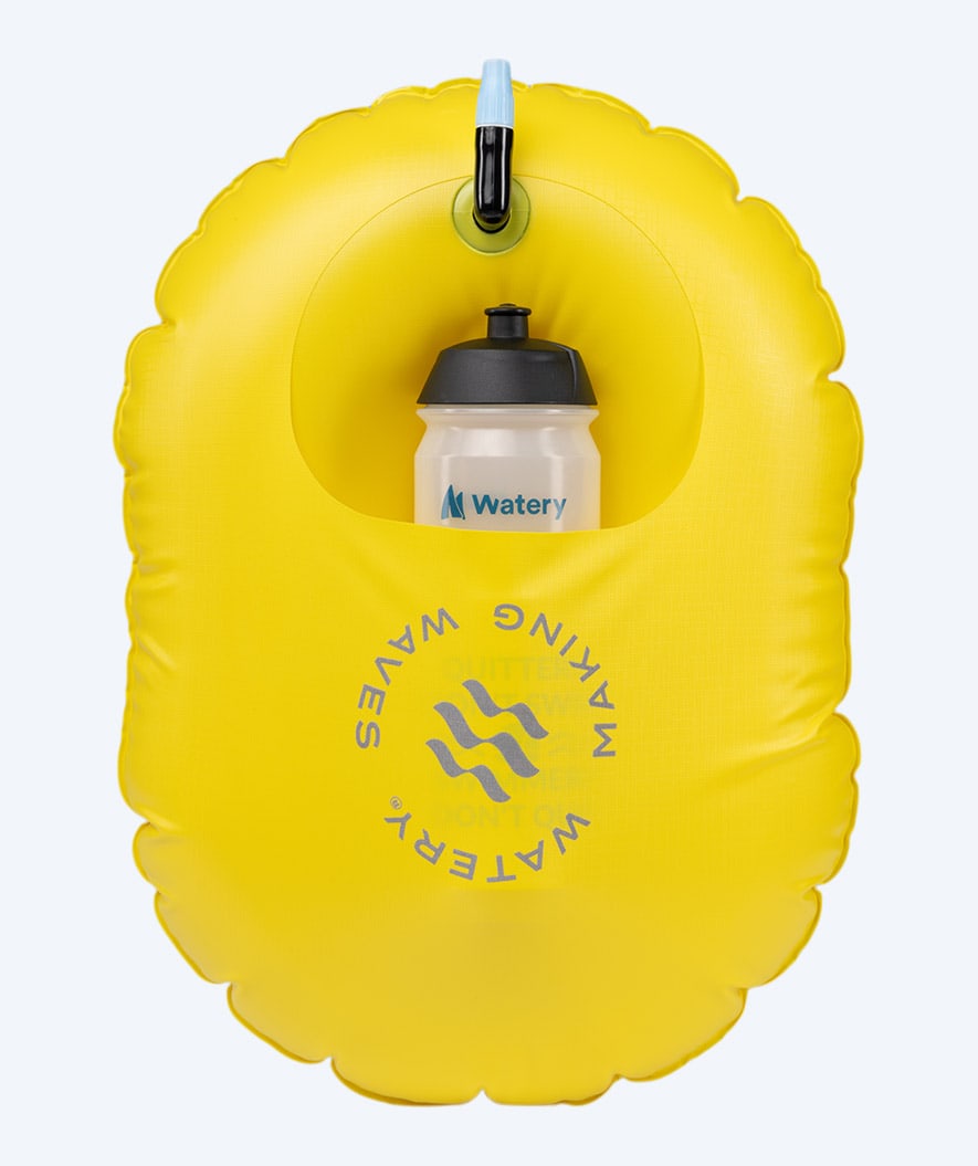 Watery swim buoy - Hydration Bottle - Yellow