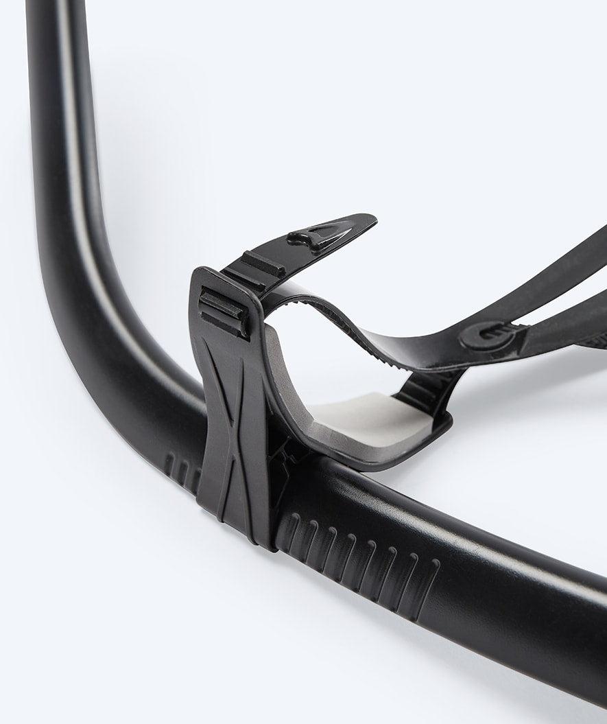 Watery center snorkel for junior (10-16) - Hydrolite - Black
