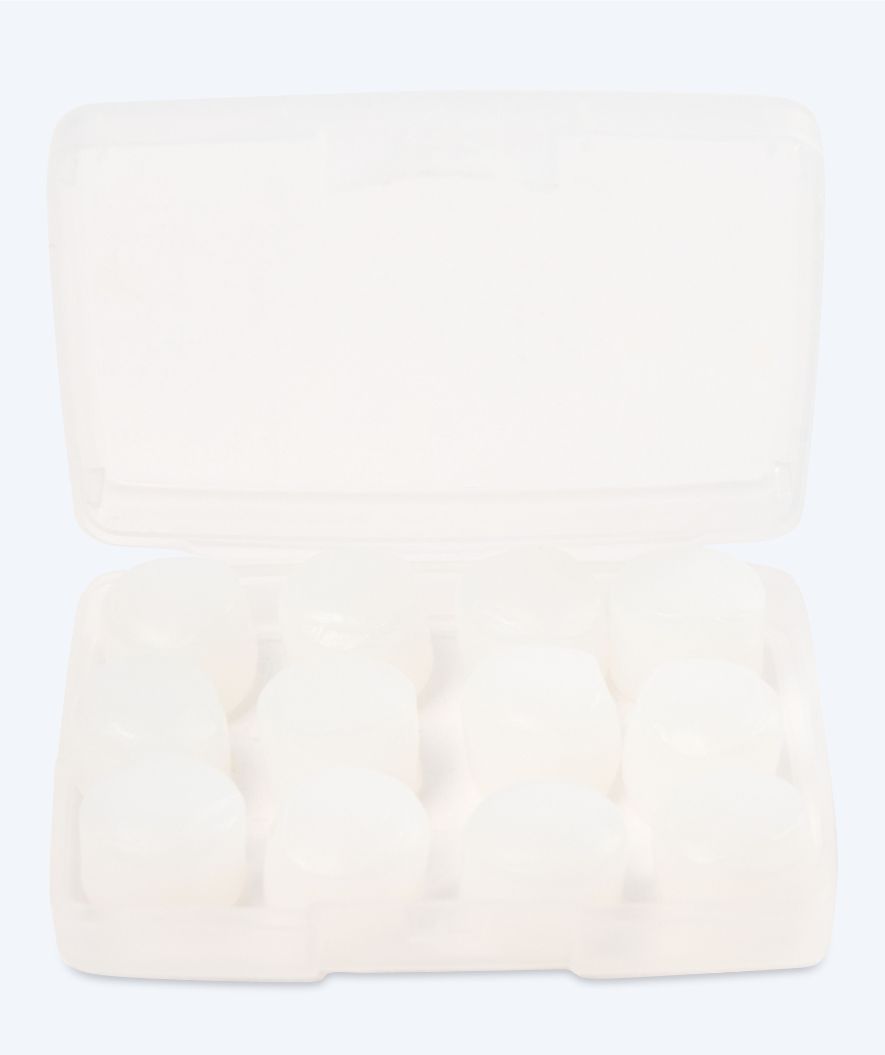 Watery earplugs for adults - Indra 6 pairs - Clear