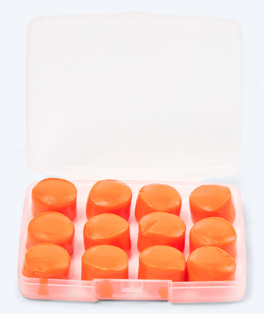 Watery earplugs for adults - Indra 6 pairs - Orange