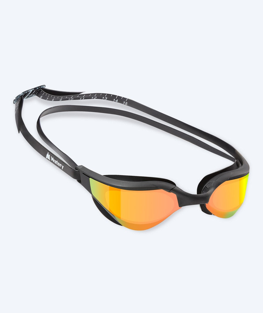 Watery swim goggles - Instinct Ultra Mirror - Black/gold