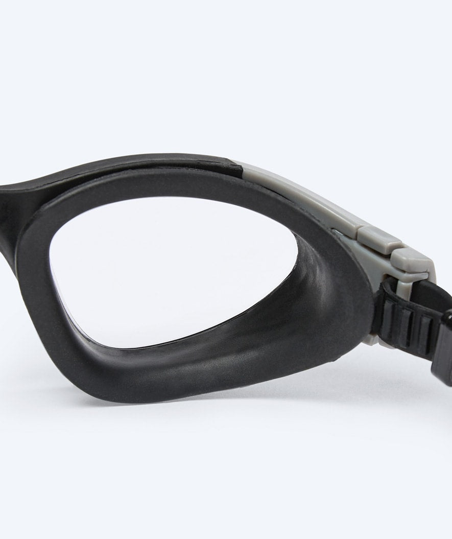 Watery training swimming goggles - Kelvin Active - Black/clear
